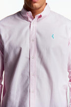 Camisa Manga Larga Básica Rosa