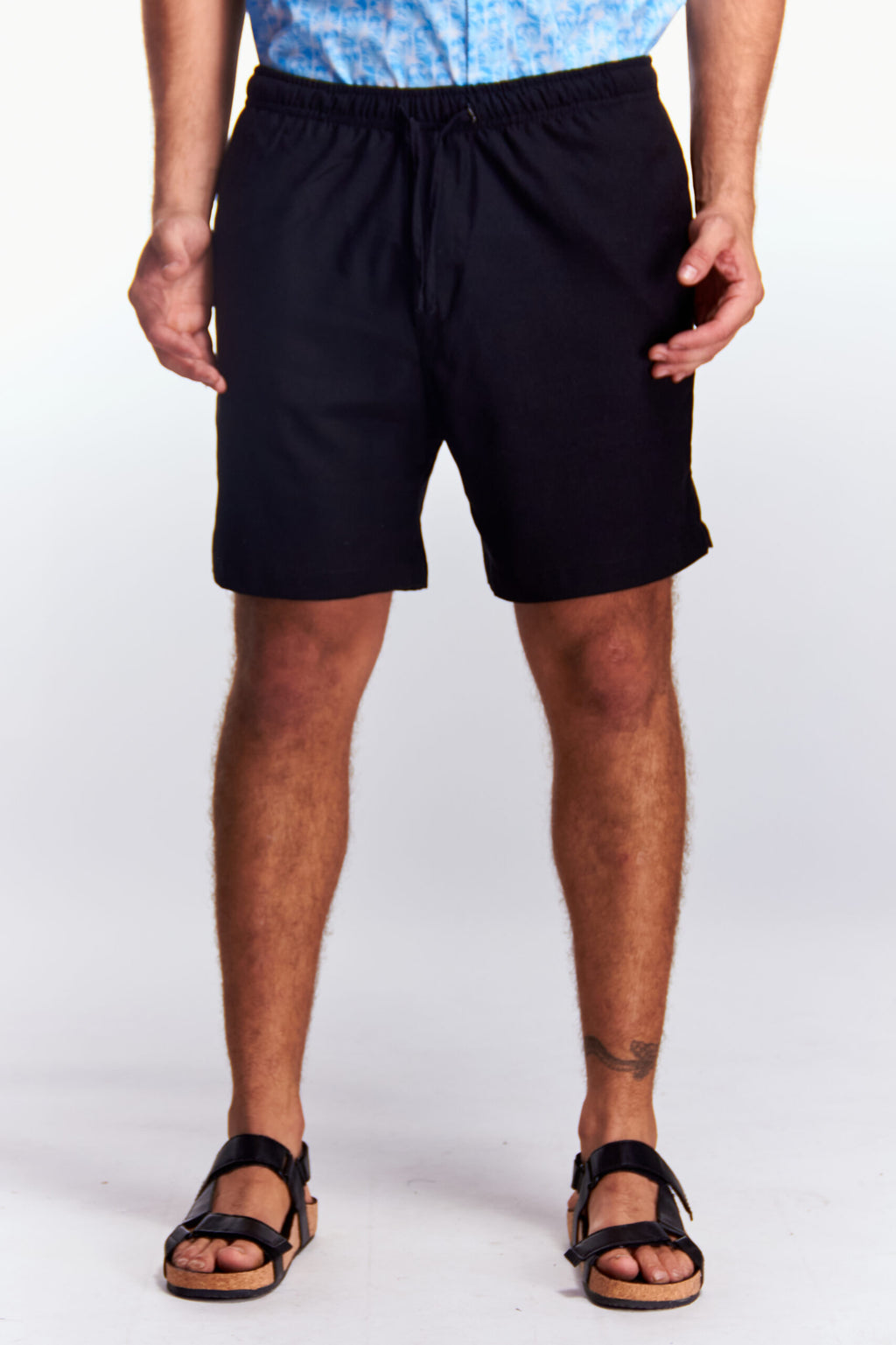 Short Bermuda Felpa Negro