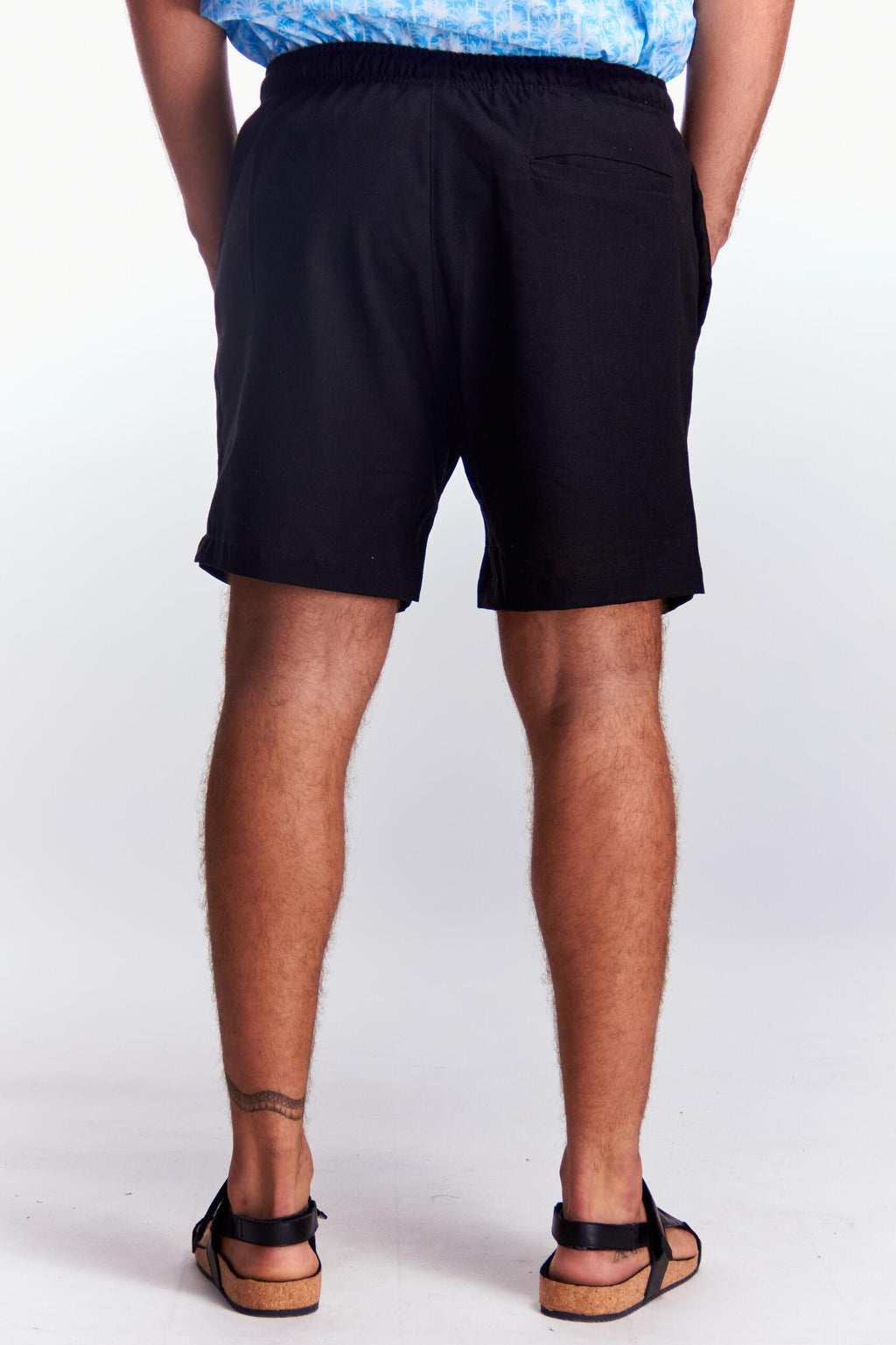 Short Bermuda Felpa Negro