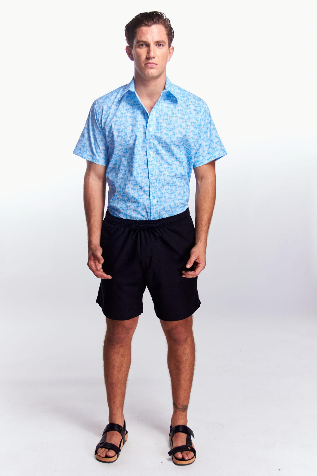 Short Bermuda Felpa Negro