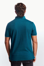 Playera Polo Fit Manga corta Verde