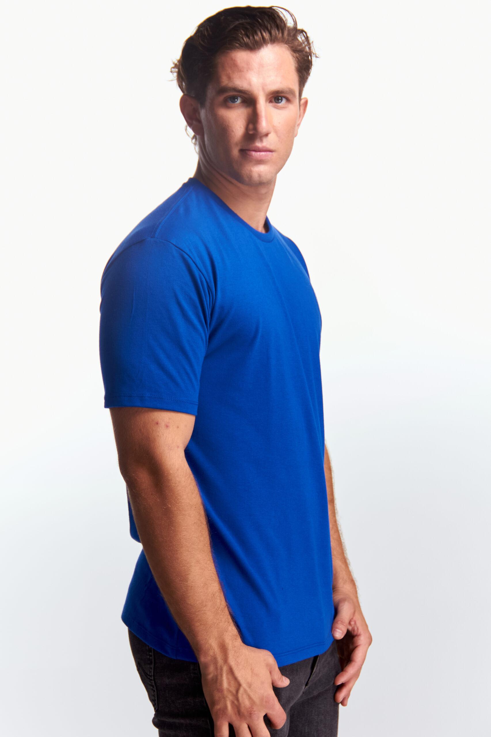 Playera Cuello redondo Básica Azul rey