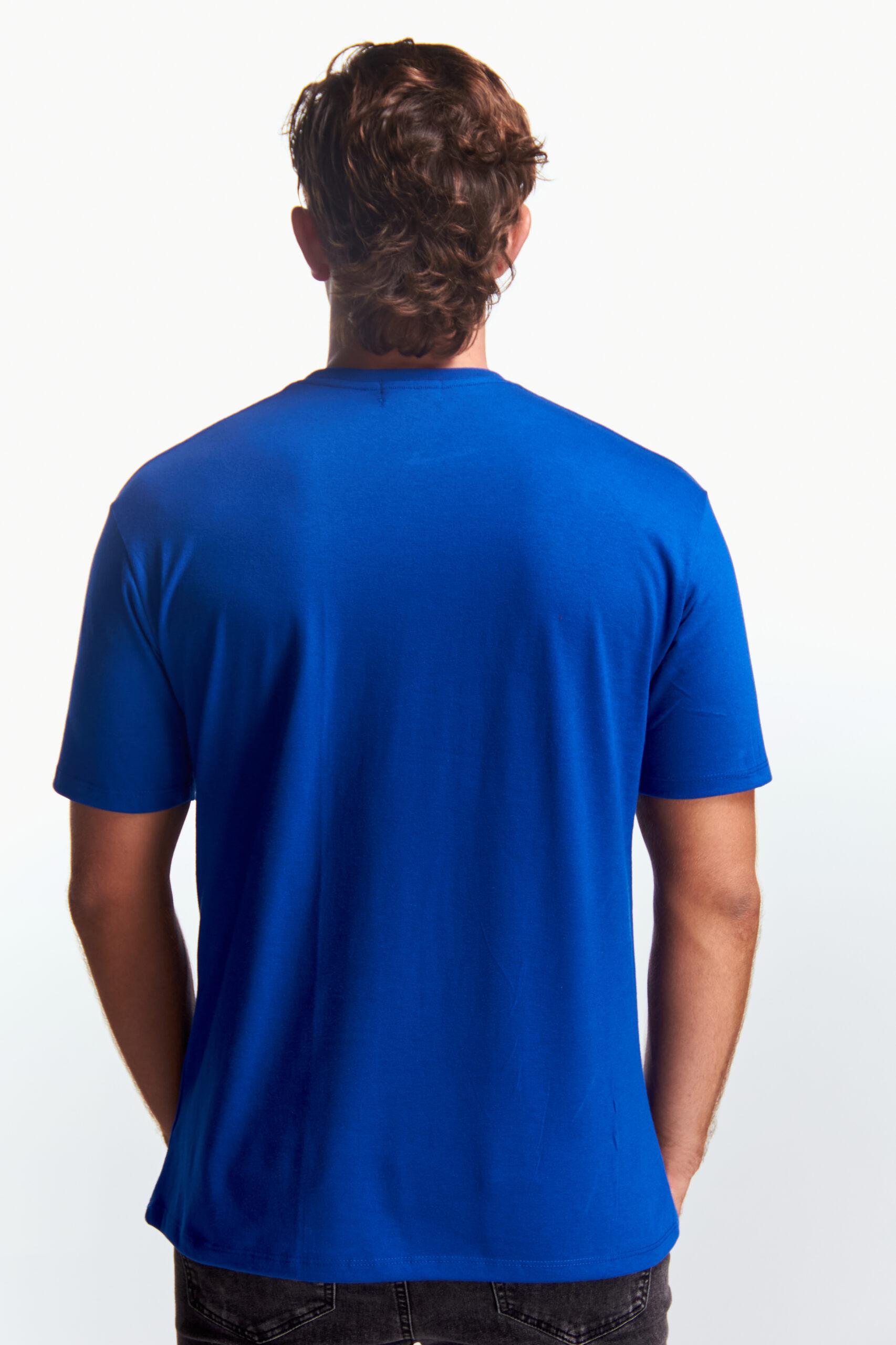 Playera Cuello redondo Básica Azul rey
