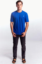 Playera Cuello redondo Básica Azul rey