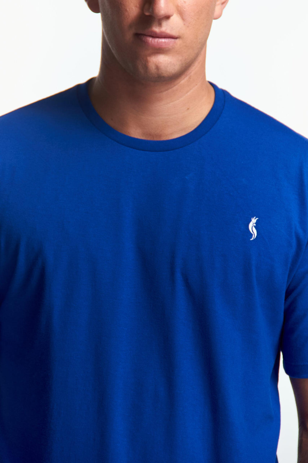 Playera Cuello redondo Básica Azul rey