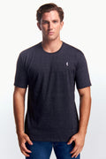 Playera Cuello redondo Básica Gris oxford