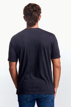 Playera Cuello redondo Básica Gris oxford