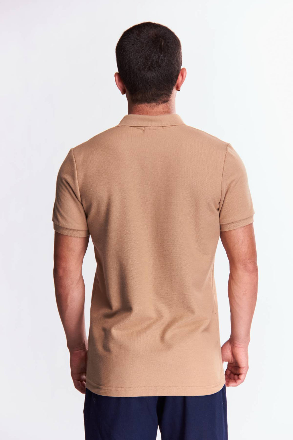 Playera Polo Clasica Manga corta Beige
