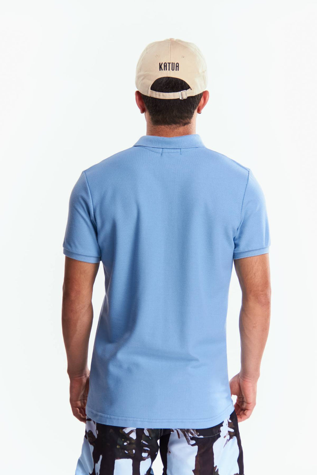 Playera Polo Clasica Manga corta Azul cielo