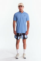 Playera Polo Clasica Manga corta Azul cielo