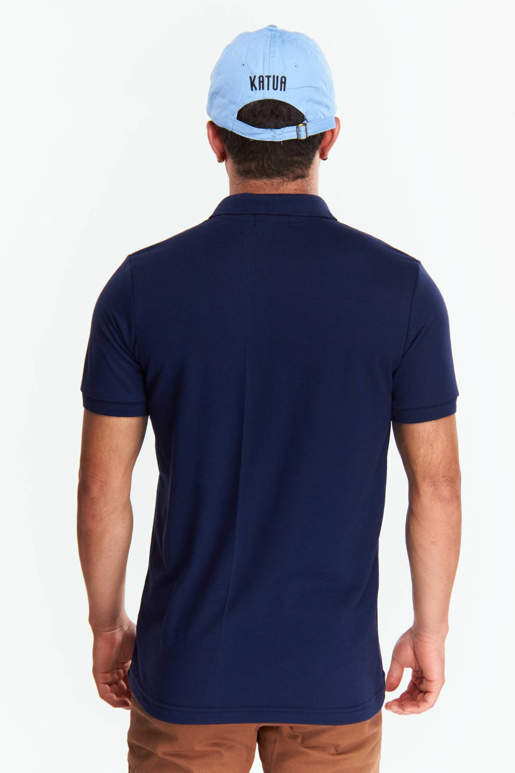Playera Polo Clasica Slim Fit Manga corta Azul marino