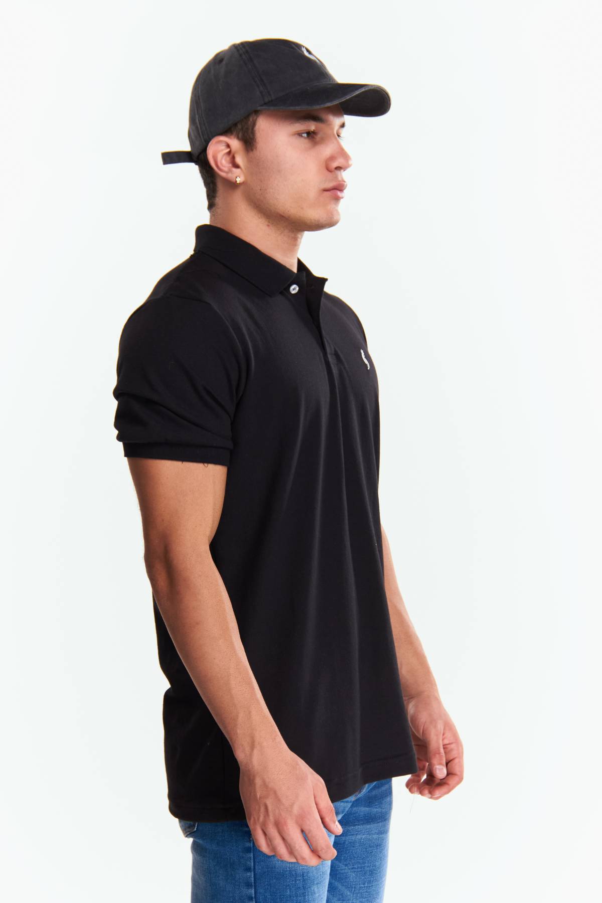 Playera Polo Clasica Manga corta Negro