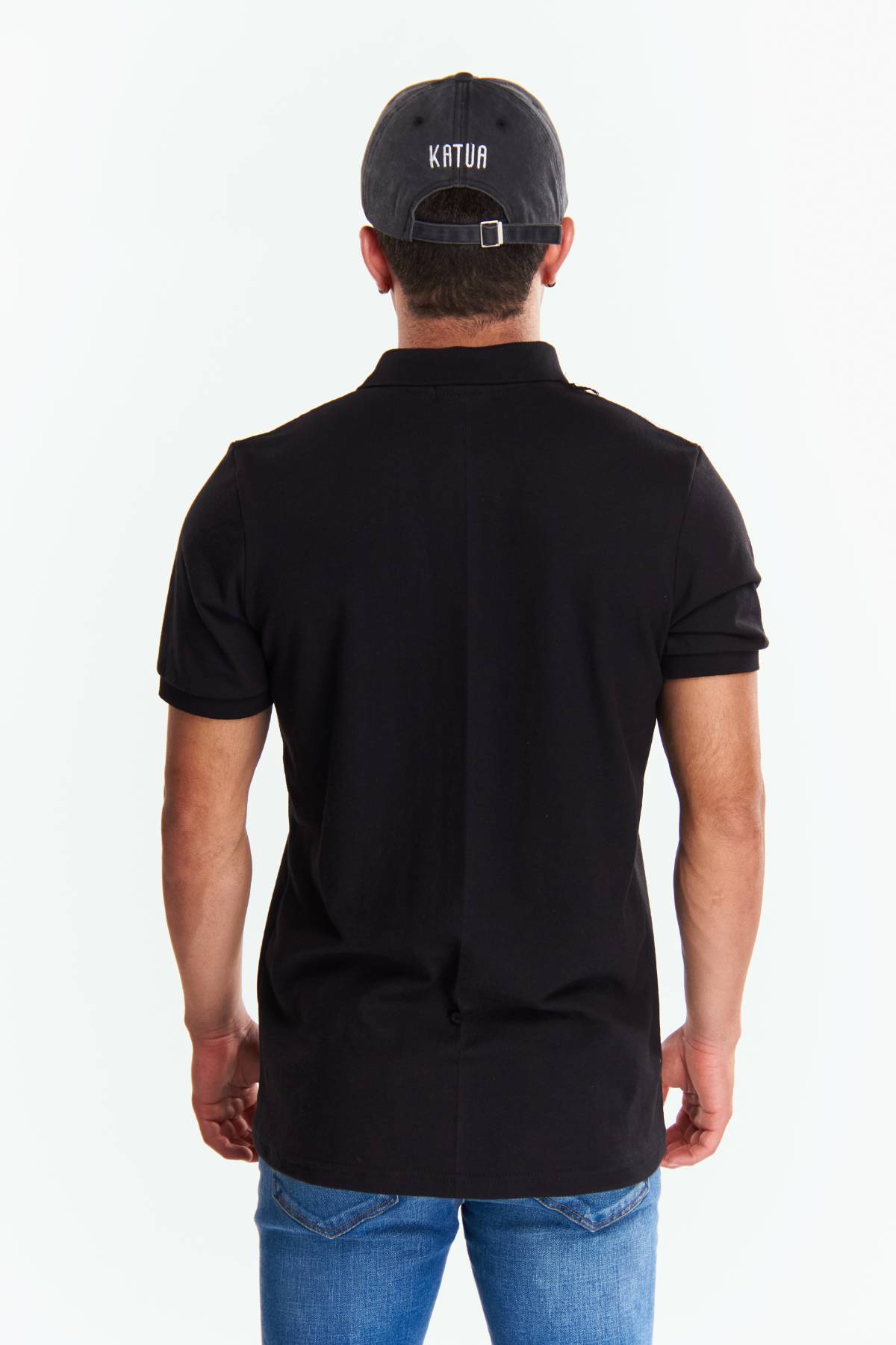 Playera Polo Clasica Manga corta Negro