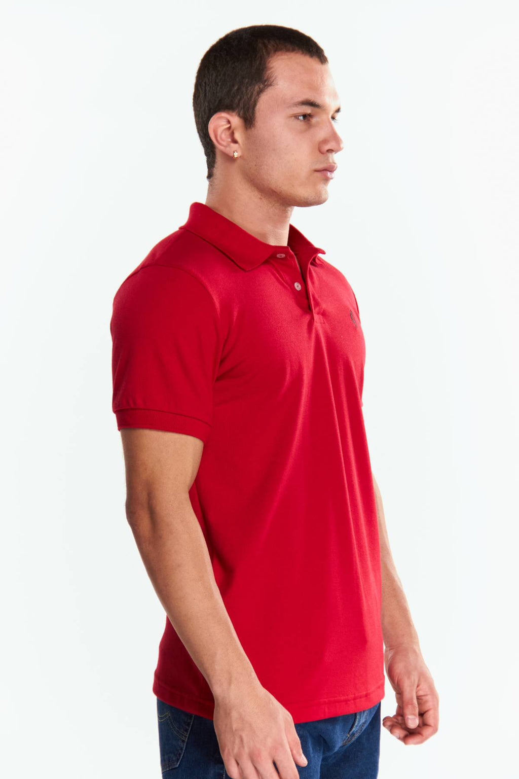 Playera Polo Clasica Manga corta Rojo