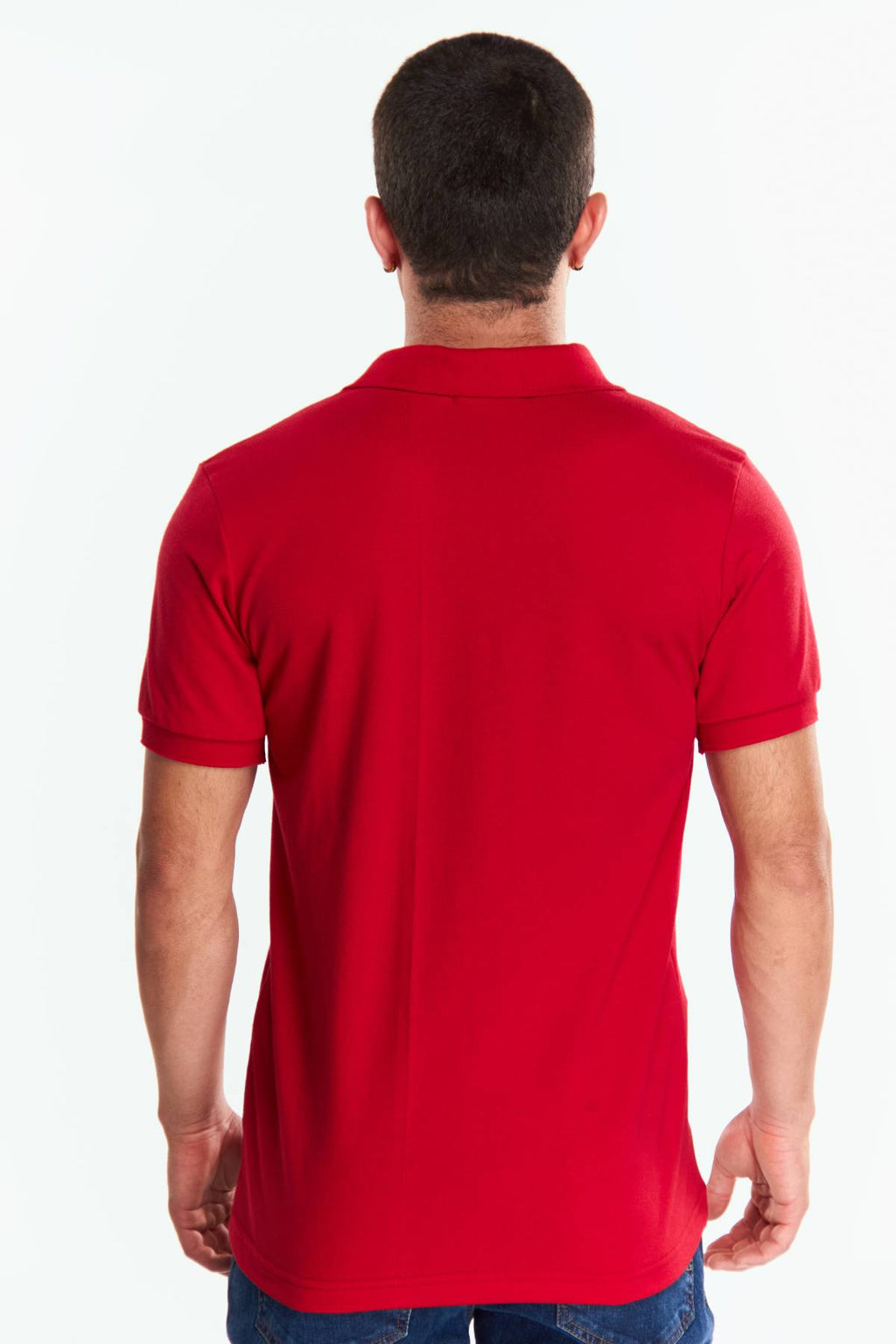 Playera Polo Clasica Manga corta Rojo