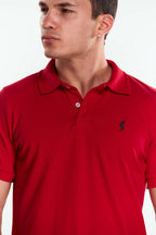 Playera Polo Clasica Manga corta Rojo