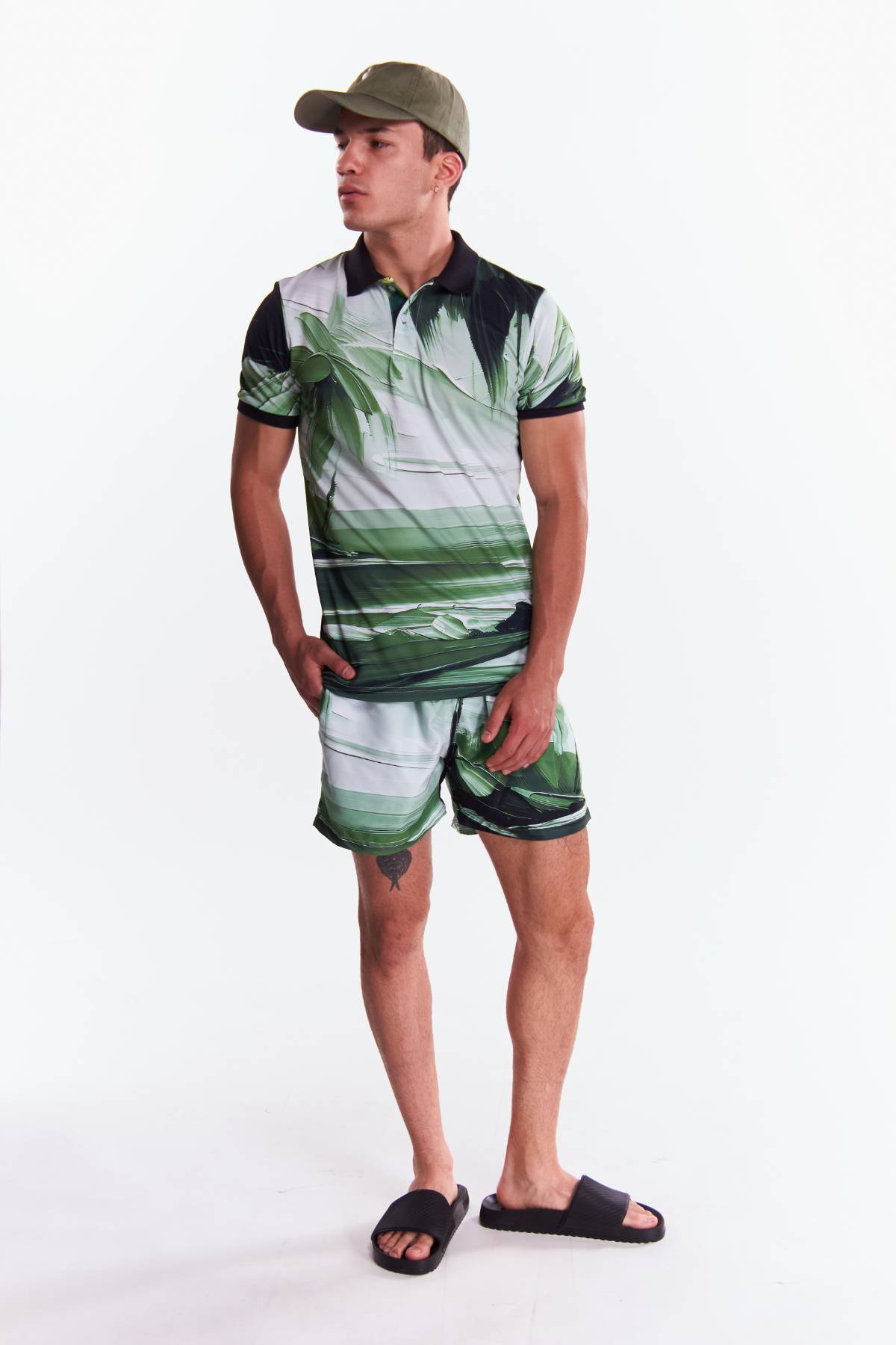 Playera Polo Sublimada Manga corta Playa