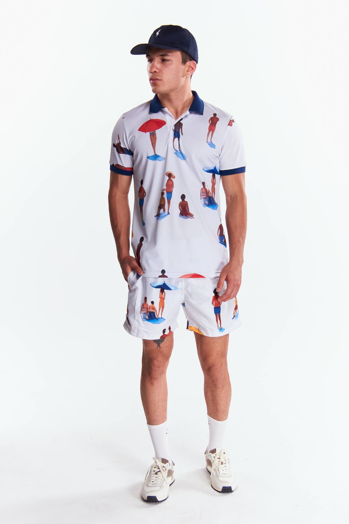 Playera Polo Sublimada Manga corta Sand