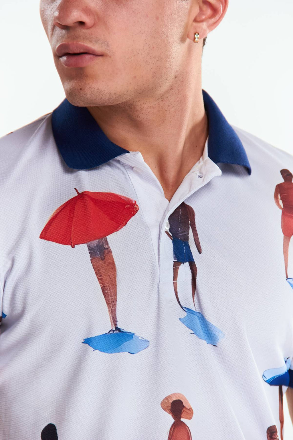 Playera Polo Sublimada Manga corta Sand