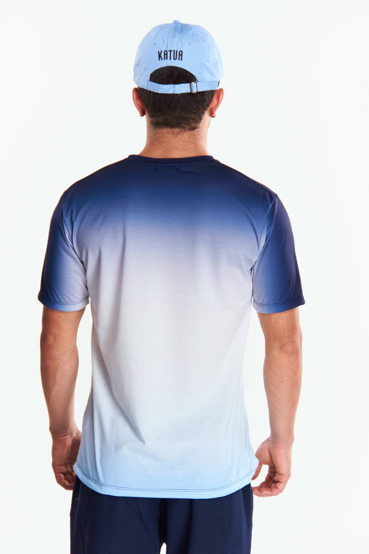 Playera Cuello redondo Degradado Azul marino