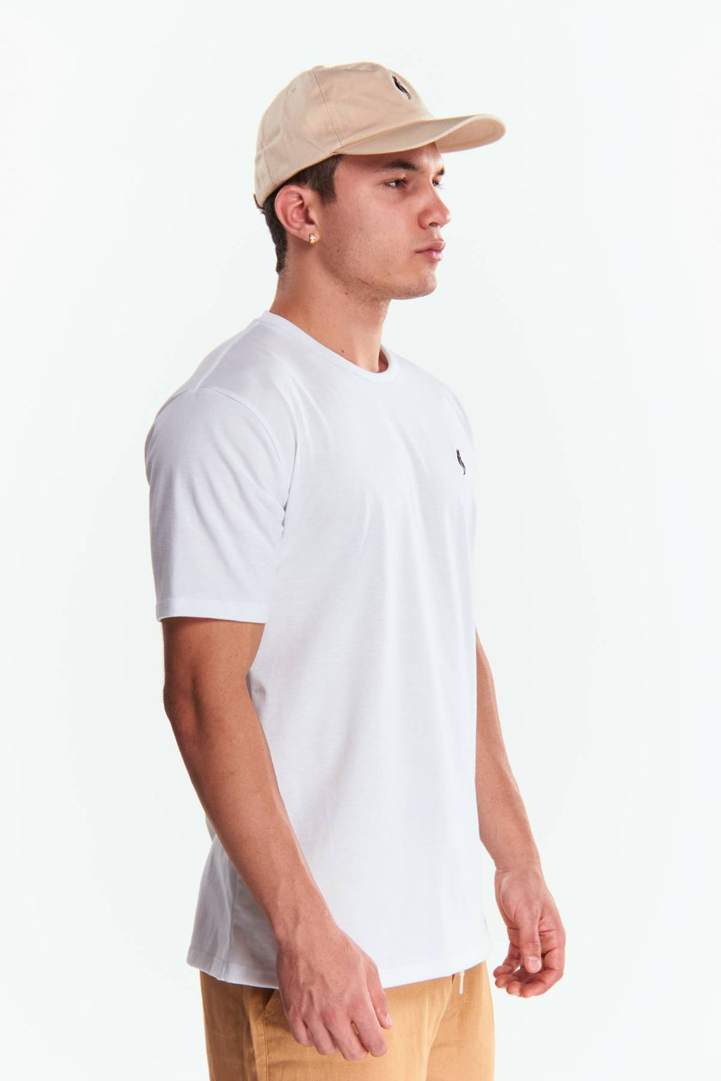 Playera Cuello redondo Básica Blanco