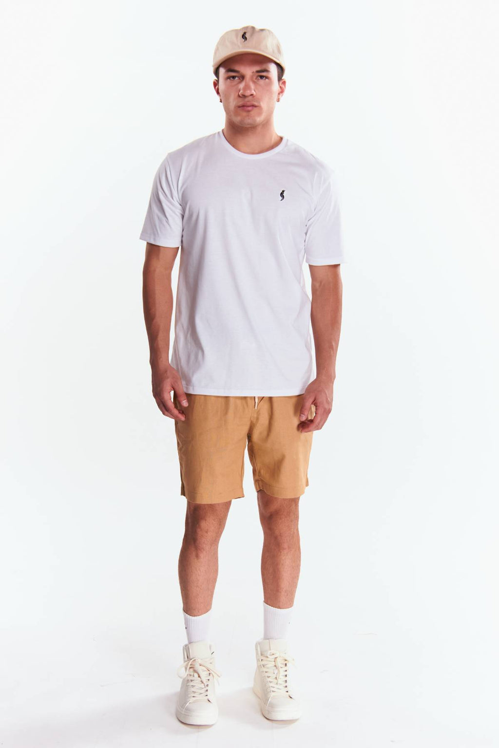 Playera Cuello redondo Básica Blanco