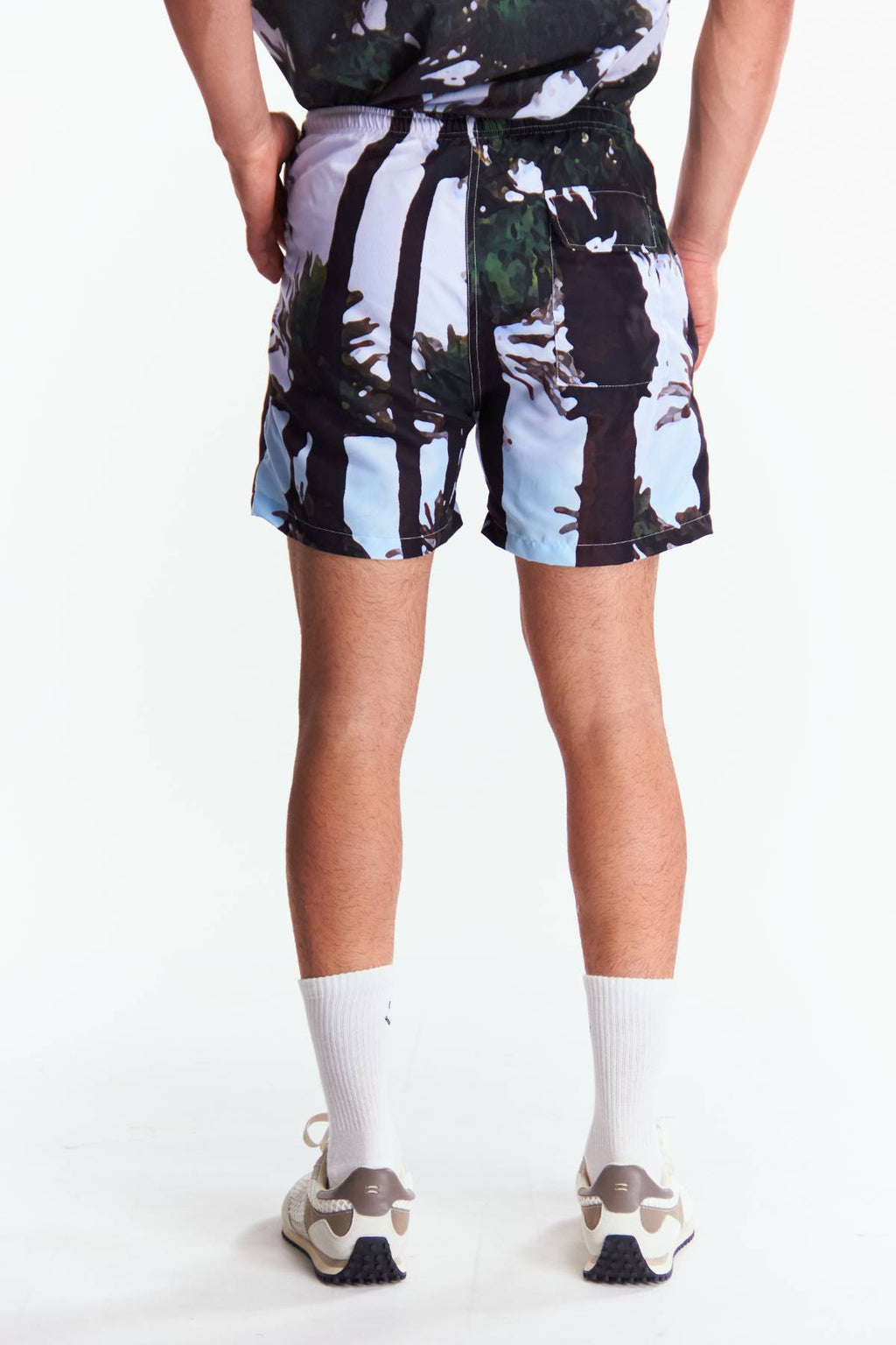 Traje de baño Diseño Palma aquarela