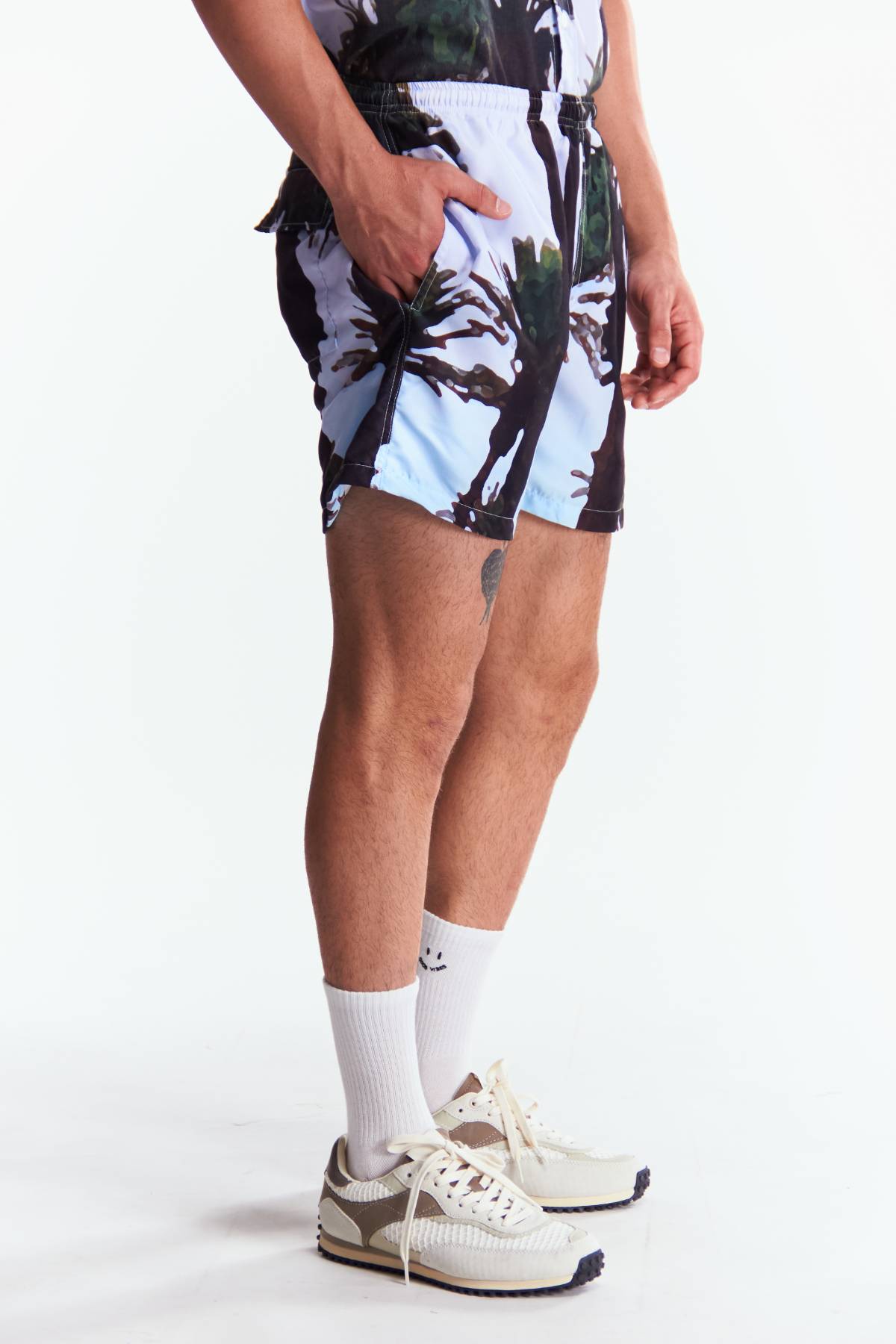 Traje de baño Diseño Palma aquarela