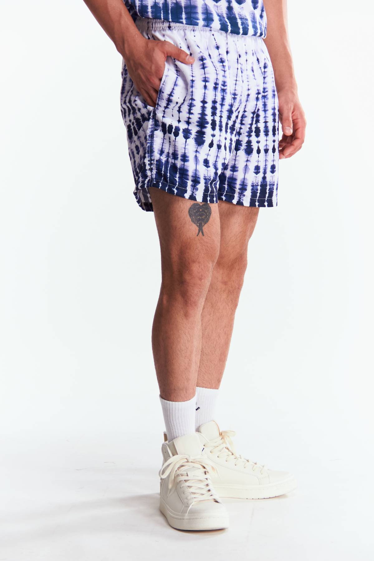 Traje de baño Tie dye Azul marino