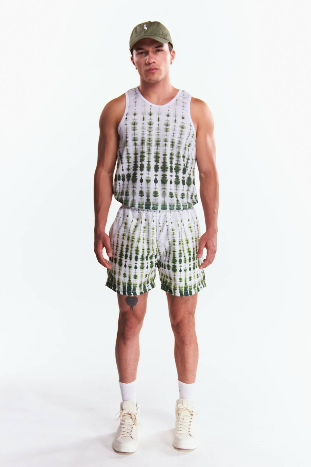 Traje de baño Tie dye Verde